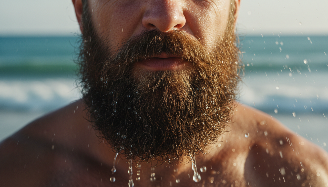 Jak chronić zarost przed wysuszającym działaniem soli morskiej i chloru?