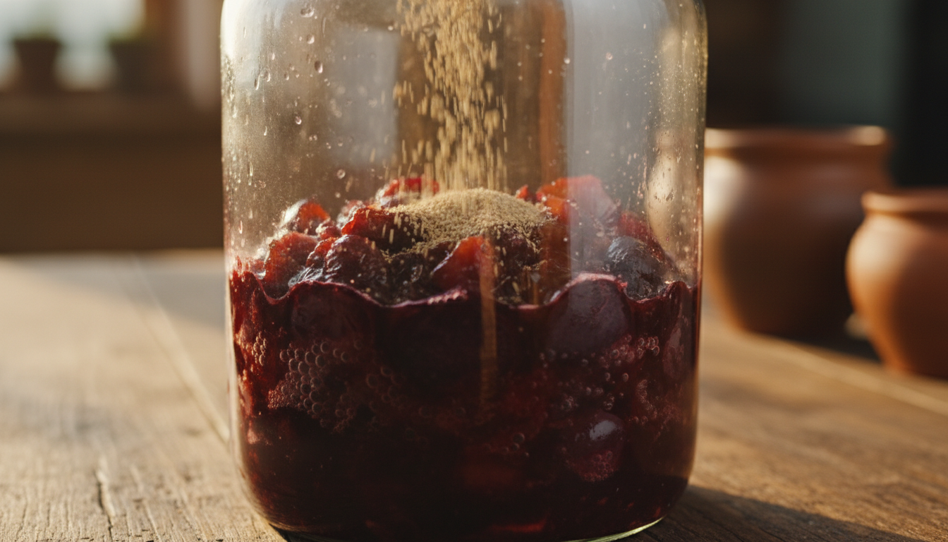 Jakie drożdże wybrać do fermentacji nastawu owocowego